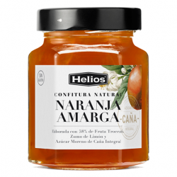 HELIOS Confitura Natural de Naranja amarga Tarro con 330 gramos netos
