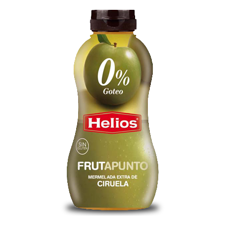 HELIOS FRUTAPUNTO Extra Green Plum Jam No Drip Packaging with 350 net grams - Conservalia