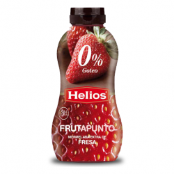 HELIOS FRUTAPUNTO Extra Strawberry Jam No Drip Soft Bottle with 350 net grams