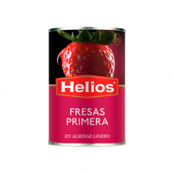 HELIOS Fresas en Almíbar Ligero Lata con 420 gramos netos