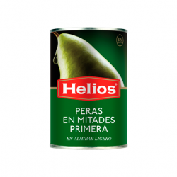 HELIOS Pear Halves in Light Syrup Can with 420 net grams