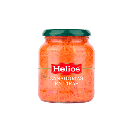 HELIOS Zanahorias en Tiras Tarro con 330 gramos netos - Conservalia