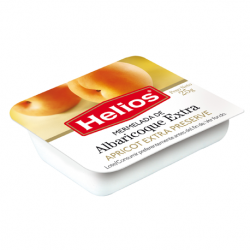 HELIOS Extra Apricot Jam Portion with 25 net grams