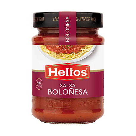HELIOS Salsa Boloñesa Tarro con 300 gramos netos - Conservalia
