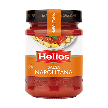 HELIOS Salsa Napolitana Tarro con 300 gramos netos - Conservalia