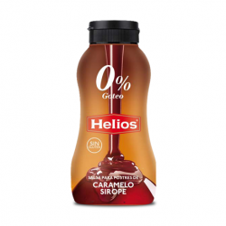 HELIOS Caramel Syrup No Drip Soft Bottle with 295 net grams