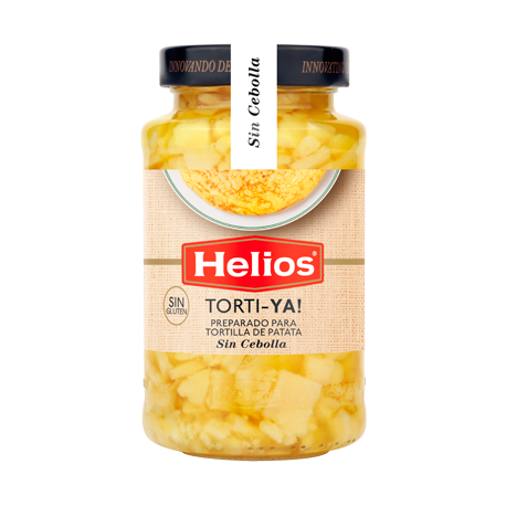 HELIOS Torti-Ya without Onion Jar with 550 net grams - Conservalia
