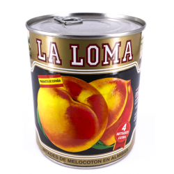 LA LOMA Extra Peach Halves in Syrup Can with 850 net grams