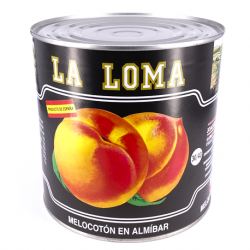 LA LOMA Peach Halves in Syrup Can with 2650 net grams
