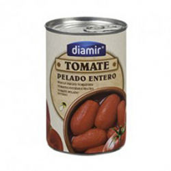 DIAMIR Tomate Entero Lata con 390 gramos netos