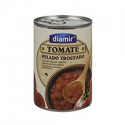 DIAMIR Tomate Troceado Lata con 390 gramos netos