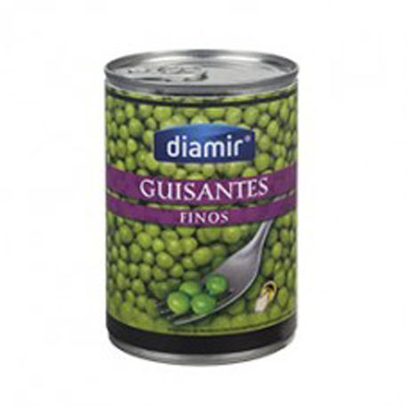 DIAMIR Natural Peas Can with 400 net grams