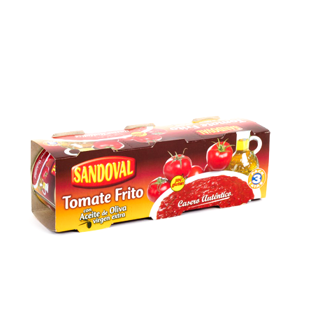 SANDOVAL Fried Tomato Pack-3 Cans with 660 net grams (3 x 220 g)