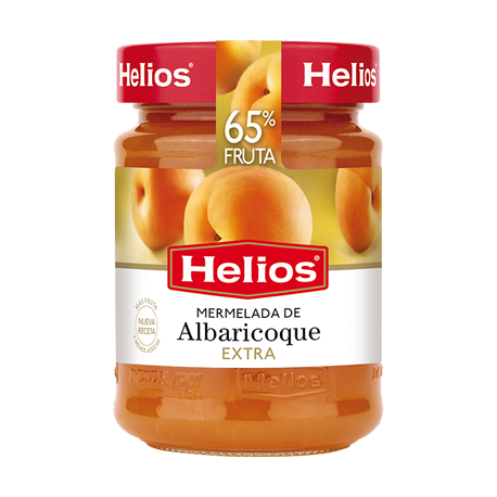 HELIOS Apricot Jam Jar with 340 net grams - Conservalia