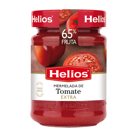 HELIOS Mermelada de Tomate Tarro con 340 gramos netos - Conservalia