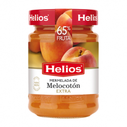 HELIOS Peach Jam Jar with 340 net grams