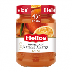 HELIOS Mermelada de Naranja amarga Tarro con 340 gramos netos
