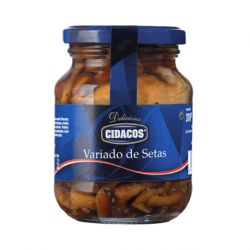 CIDACOS Assorted Wild Mushrooms Jar with 290 net grams
