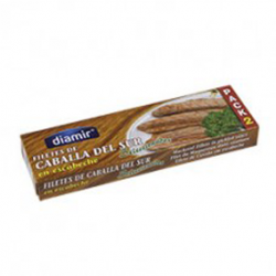 DIAMIR Fillets of Shouthern Mackerel in Pickled Sauce Pack-2 Cans with 180 net grams (2 x 90 g)