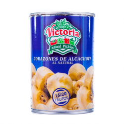 VICTORIA Artichoke Hearts in Brine 16/20 count Can with 390 net grams