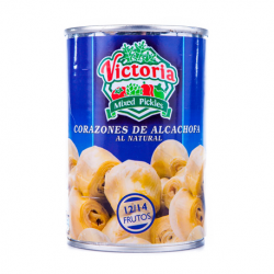 VICTORIA Artichoke Hearts in Brine 12/14 count Can with 390 net grams