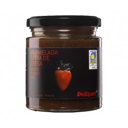 DELIZUM Organic Strawberry Jam Jar with 270 net grams