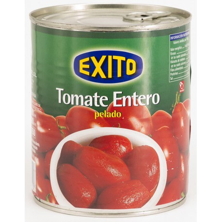 EXITO Peeled Plum Tomatoes Tin with 780 net grams - Conservalia 