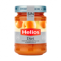 HELIOS Diet Apricot Jam Jar with 280 net grams