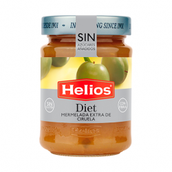 HELIOS Diet Green Plum Jam Jar with 280 net grams